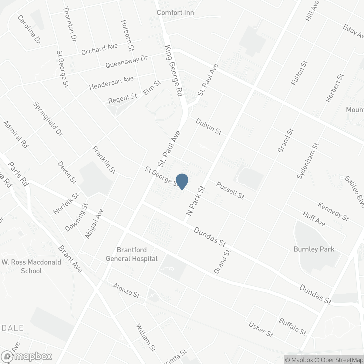 87 ST GEORGE Street Unit# 403, Brantford, Ontario N3R 1V5